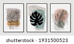 botanical wall art vector set.... | Shutterstock .eps vector #1931500523