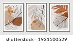 botanical wall art vector set.... | Shutterstock .eps vector #1931500529