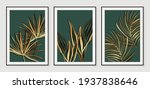 botanical wall art vector set.... | Shutterstock .eps vector #1937838646