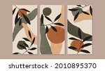 mid century modern triptych... | Shutterstock .eps vector #2010895370