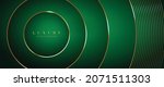 luxury green background vector. ... | Shutterstock .eps vector #2071511303