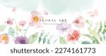 abstract floral art background...