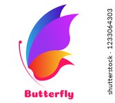 Gradient Butterfly Logo Made...