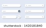 search bar for ui  design and... | Shutterstock .eps vector #1420181840