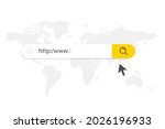 search bar for the user... | Shutterstock .eps vector #2026196933