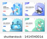 landing pages. email marketing  ... | Shutterstock .eps vector #1414540016