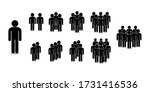 set of people icons in flat... | Shutterstock .eps vector #1731416536
