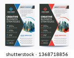 corporate business flyer poster ... | Shutterstock .eps vector #1368718856