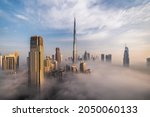 Downtown Dubai With Skyscrapers ...