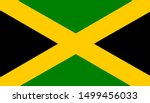 the national flag of jamaica.  | Shutterstock .eps vector #1499456033
