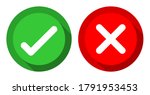 true and false icons  isolated... | Shutterstock .eps vector #1791953453