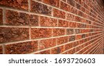 Old Red Bricked Wall With...
