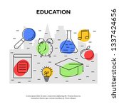 education  teacher  knowledge ... | Shutterstock .eps vector #1337424656