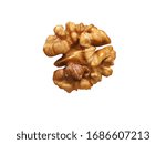 Walnut Isolated On A White...