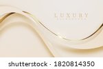 luxury background with golden... | Shutterstock .eps vector #1820814350