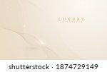 abstract yellow luxury... | Shutterstock .eps vector #1874729149