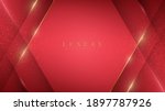 luxury abstract red background... | Shutterstock .eps vector #1897787926
