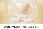 white podium display product... | Shutterstock .eps vector #2039661113