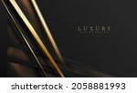 golden diagonal with sparkle... | Shutterstock .eps vector #2058881993