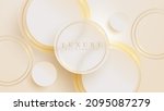 golden circle luxury background ... | Shutterstock .eps vector #2095087279