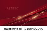 red luxury background with gold ... | Shutterstock .eps vector #2105402090