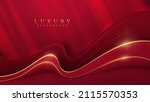 red luxury background with... | Shutterstock .eps vector #2115570353