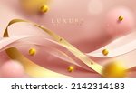 pink luxury background with... | Shutterstock .eps vector #2142314183