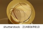 luxury background with 3d... | Shutterstock .eps vector #2148069813