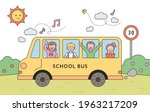 the children are having fun... | Shutterstock .eps vector #1963217209