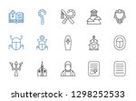 god icons set. collection of... | Shutterstock .eps vector #1298252533