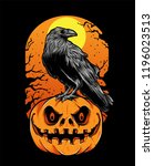 Crow Halloween Vector