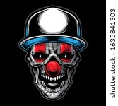 Skull Clown Vector Logo...