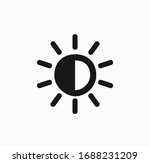 sun with rays  brightness... | Shutterstock .eps vector #1688231209