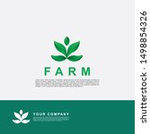 creative farm logo template.... | Shutterstock .eps vector #1498854326