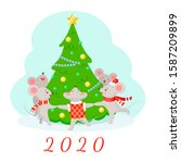Illustration Of New Year 2020...