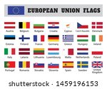 european union flags  twenty... | Shutterstock .eps vector #1459196153