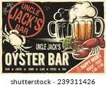 Uncle Jacks Raw Fish Bar Poster....