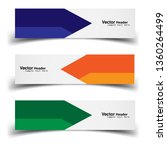 vector abstract banner design... | Shutterstock .eps vector #1360264499