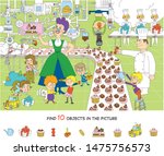 children on excursions.... | Shutterstock .eps vector #1475756573