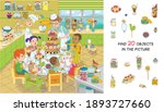 find 20 objects in the picture. ... | Shutterstock .eps vector #1893727660