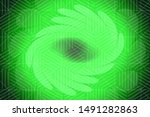 beautiful green abstract... | Shutterstock . vector #1491282863