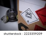 White Label With Toxic Symbol...