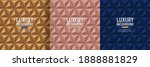 set of luxury dark blue  pink... | Shutterstock .eps vector #1888881829