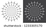 vector illustration of spider... | Shutterstock .eps vector #1233305170