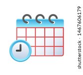 calendar vector  back to school ... | Shutterstock .eps vector #1467606179