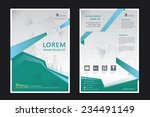brochure template design.... | Shutterstock .eps vector #234491149