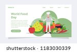 world food day concept. ready... | Shutterstock .eps vector #1183030339