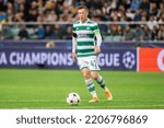 Small photo of WARSAW, POLAND - 14 SEPTEMBER, 2022: UEFA Champions League match, FC Shakhtar Donetsk - Celtic FC 1:1, o.p: Callum McGregor of Celtic