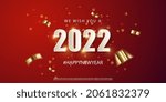 2022 Happy New Year Vector...