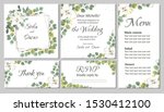 vector floral template for... | Shutterstock .eps vector #1530412100